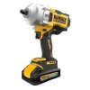 Uťahovač rázový 1/2" 18V PowerStack 2x5,0Ah PUR vložka GFN kryt bezuhlíkový DEWALT