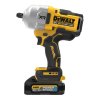Uťahovač rázový 1/2" 18V PowerStack 2x5,0Ah PUR vložka GFN kryt bezuhlíkový DEWALT