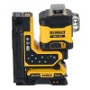 Laser čiarový 3x360° zelený laser s dialkovým ovládaním 18V kufor 1x2,0Ah DEWALT DCLE34035D1