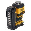Laser čiarový 3x360° zelený laser s dialkovým ovládaním 18V kufor 1x2,0Ah DEWALT DCLE34035D1