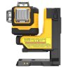Laser čiarový 3x360° zelený laser s dialkovým ovládaním 18V kufor bez aku DEWALT DCLE34035B