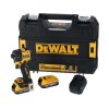 Uťahovač rázový hydraulický 1/4" 56Nm 18V XR PowerStack 2x1,7Ah bezuhlíkový DEWALT