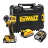 Uťahovač rázový 1/4" 250Nm 18V XR PowerStack 2x1,7Ah Tstak bezuhlíkový DEWALT DCF860E2T