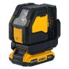 Laser krížový ZELENÝ 18V DEWALT DCLE34021D1