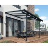 hliníková (montovaná) pergola Palram - Canopia Sierra 3000 antracit 3 x 3  + respirátor FFP2 SCHEPPACH (3ks balenie)