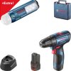 Set Bosch GSR 120-LI, kufor + GLI 12V-300 - 06019G8004