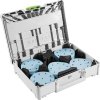 Festool Systainer³ na brúsivo SYS-STF D125 GR-Set Granat