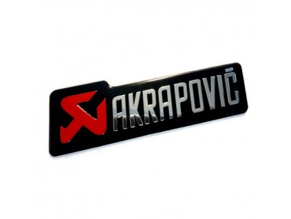 kovova samolepka 4d akrapovic aov