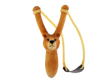 drake zwille aus holz baer