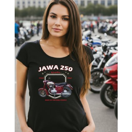 tricko jawa 250 kyvacka damske