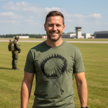 tricko striker vysadkar olivove