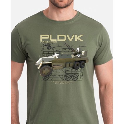 pldvk striker tricko olivove