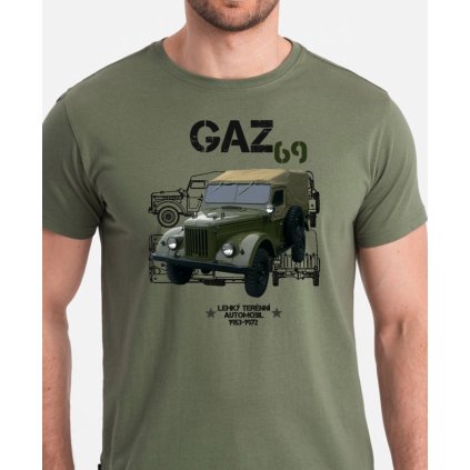 gaz 69 tricko olivove