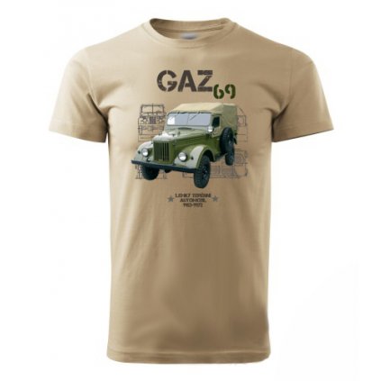 gaz 69 tricko piskove