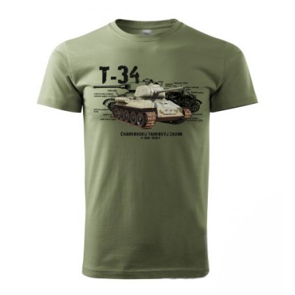 tricko striker t 34 olive