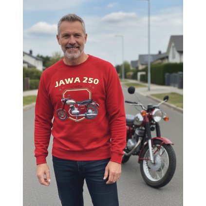 mikina jawa 250 kyvacka bez kapuce