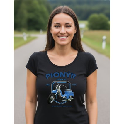 damske tricko jawa pionyr new