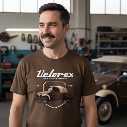 tricko velorex hnede