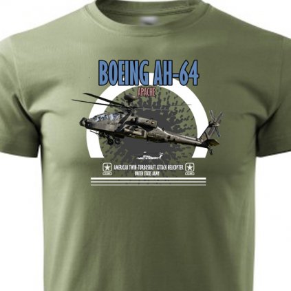 tricko striker apache ah 64d oliv