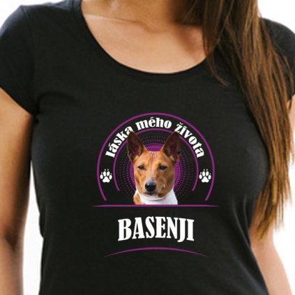 damske tricko basenji