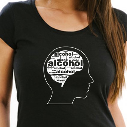 tricko mozek damske alkohol