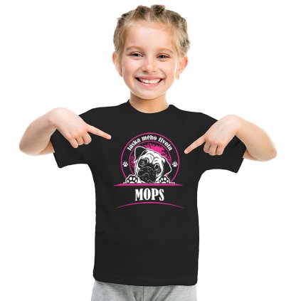 tricko mops detske