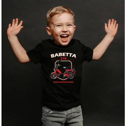 tricko cerne striker jawa babeta detske
