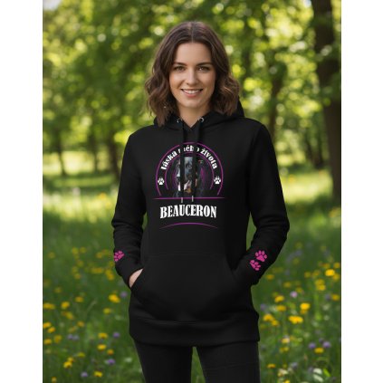 damska mikina cerna bauceron