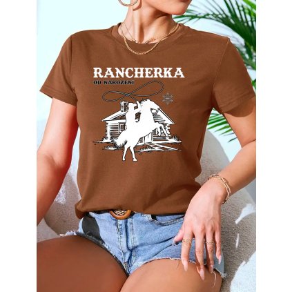 tricko hnede damske rancher