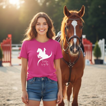 tricko parkur damske ruzove