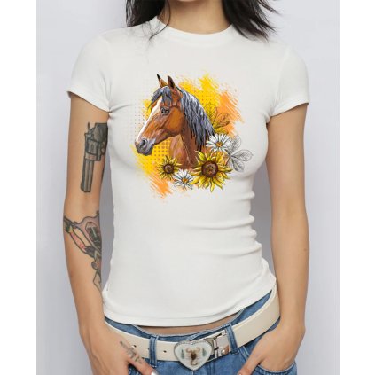 tricko damske kun barevny