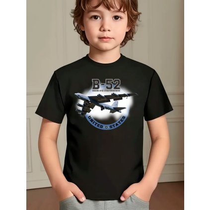 tricko chlapecke boeing b 52 cerne