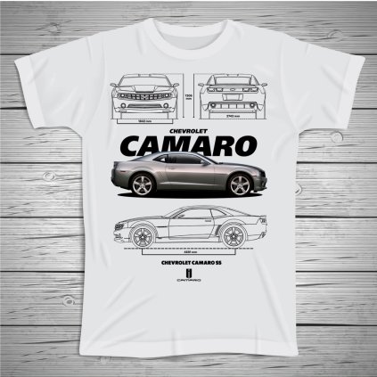 tricko bile chevrolet camaro