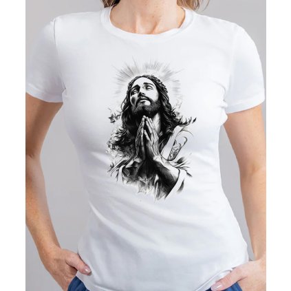 tricko bile damske modlici se jezis