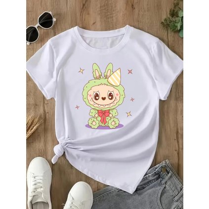 tricko detske zeleny labubu