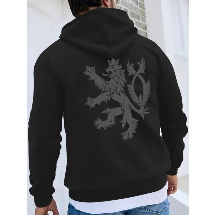 mikina cerna zada lev