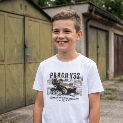 tricko v3s bile detske