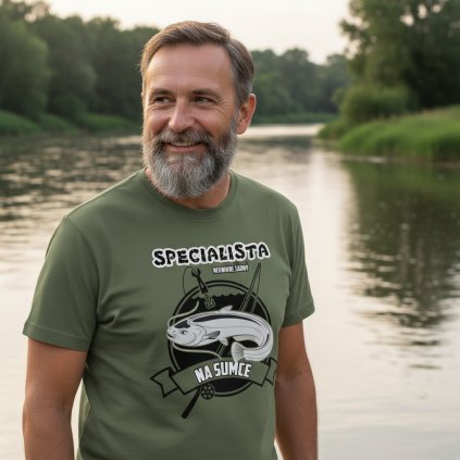 tricko striker specialista na sumce olivove