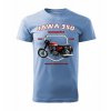 tricko jawa 350 konopnice modre
