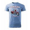 tricko jawa 350 panelka modre