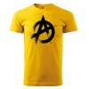 tricko anarchy tmave zlute