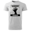 tricko danger zombies svetle sede
