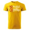 tricko no rules zlute