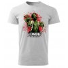 tricko zombie apocalyps svetle sede