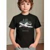 detske tricko A 10 thunderbolt cerne