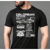 cerne triko delorean