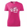 tricko striker damske jawa 500 ohc ruzove