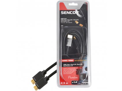 SENCOR SAV 166-025 HDMI M-M 2,5m v1.4 P