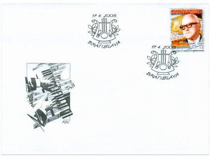 SR 2008 / 418 / Osobnosti - Eugen Suchoň / FDC