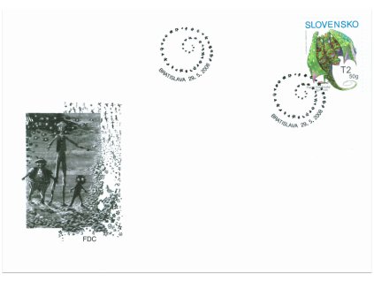 SR 2008 / 423 / Známka deťom / FDC